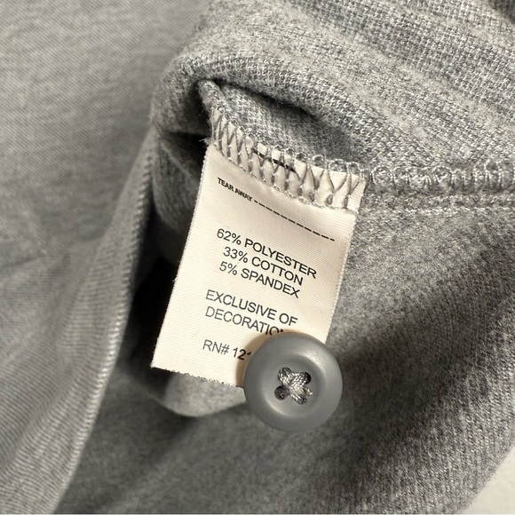 johnnie-O Emerson LARGE 1/4 Zip Gray button golf - Picture 4 of 10